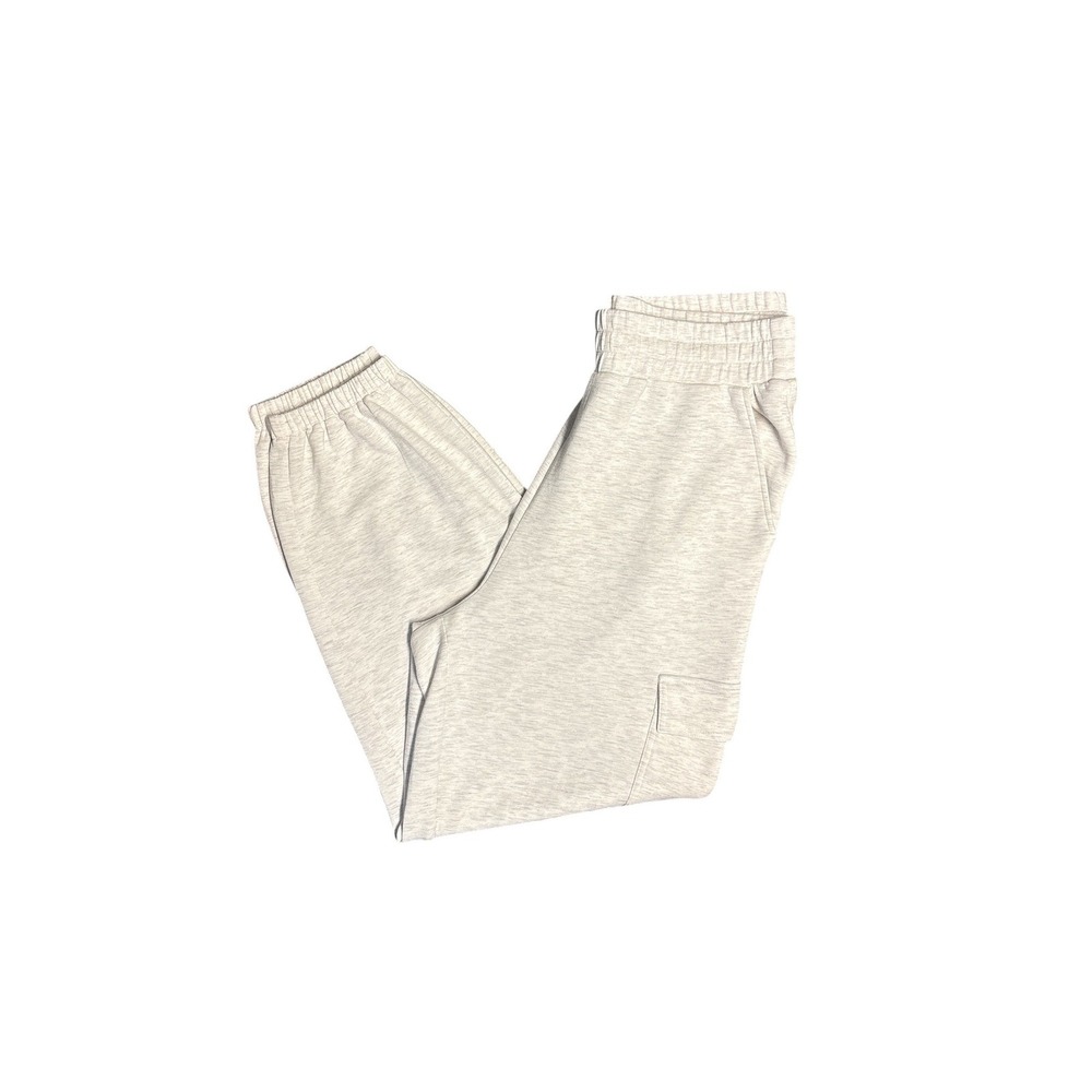 Varley DoubleSoft‎ The Cargo Pant 27.5 Oatmeal Marl Joggers Women's Large